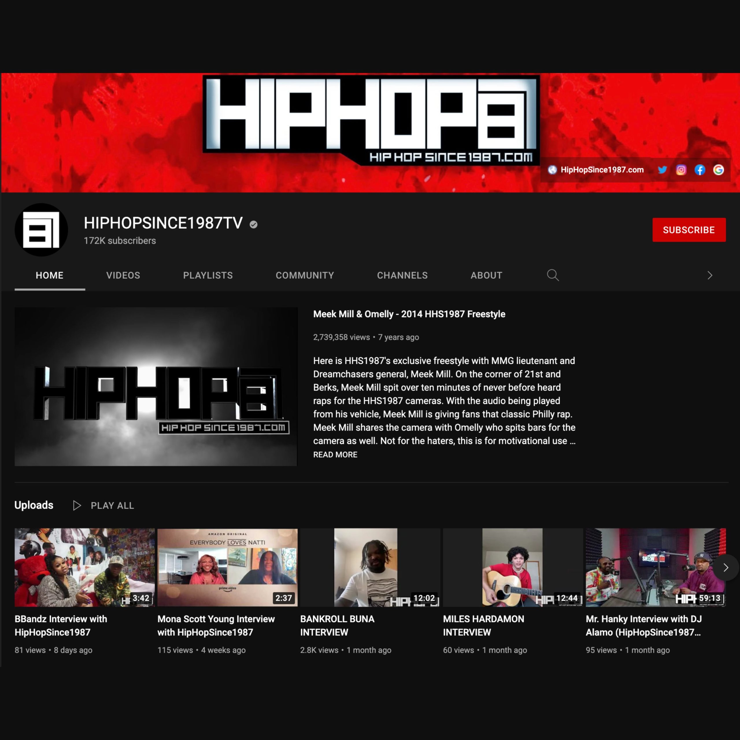 HipHopSince1987 Youtube